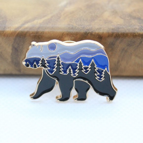 {5/$25} Cali Bear enamel pin - Picture 2 of 5